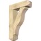 Ekena Millwork Funston Craftsman Rough Sawn Bracket w/ Offset Brace, Douglas Fir, 8"W x 28"D x 40"H BKT0806X28X40FST04RDF - alternate 1